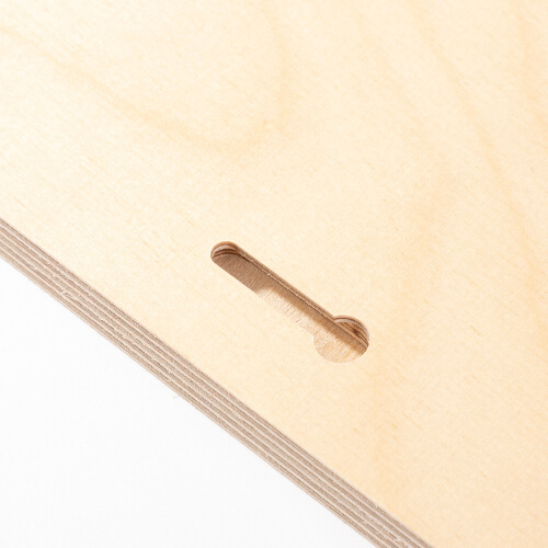 Trojúhelníkový překližkový fotorámeček pro sublimaci - 22,8 x 25,4 cm