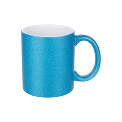 Hrnek 330 ml se třpytkami pro sublimaci - modrý