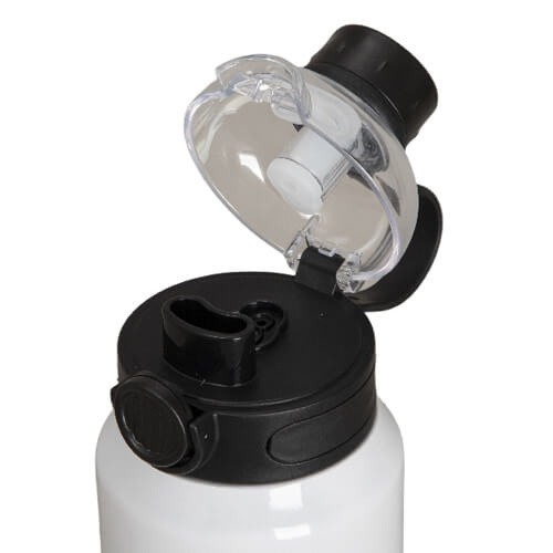 Nerezová láhev o objemu 960 ml s černým víčkem pro sublimaci