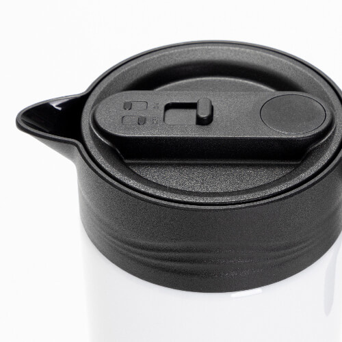 Nerezová termo konvice na kávu o objemu 1500 ml pro sublimaci - bílá