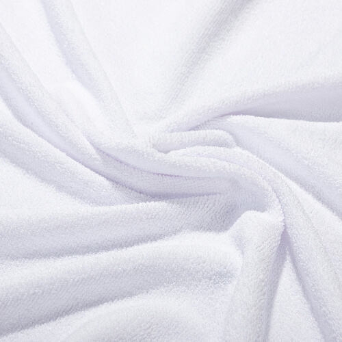 Ručník 152 x 76 cm se střapcem pro sublimaci - bílý