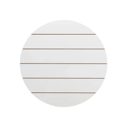 Kulatý fotorámeček z MDF, pruhovaný, Ø 25,4 cm