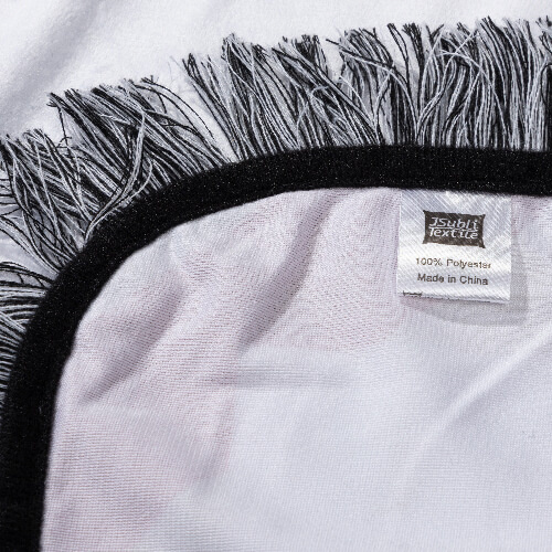 Plyšová deka 150 x 100 cm s obálkovým vzorem pro sublimaci