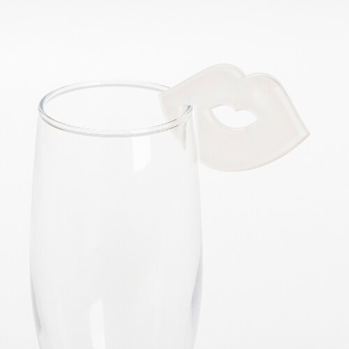 Akrylový skleněný přívěsek pro sublimaci - rty