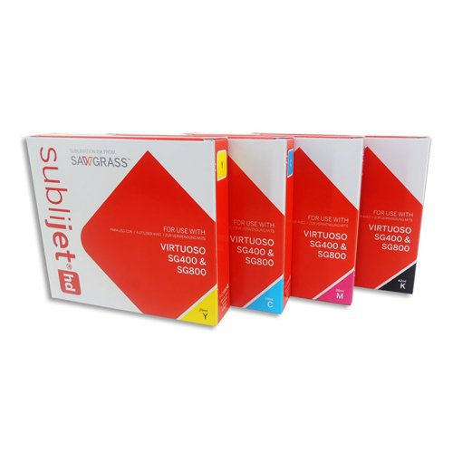 Sada gelových inkoustů Sawgrass CMYK pro Virtuoso SG400 / SG800 SubliJet-HD