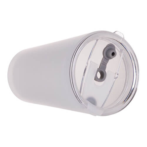 450ml matná sklenice s víčkem a brčkem pro sublimaci