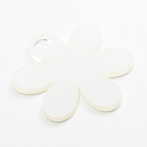 Akrylová jmenovka na 1200 ml hrnek pro sublimaci - květina