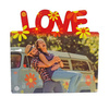 Vodorovný fotorámeček MDF 22 x 20 cm - Love - Sublimační termotransfer