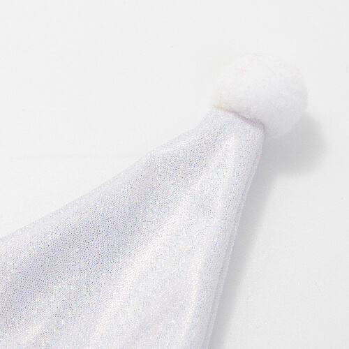 Čepice z brokátu svatého Patrika - sublimace - bílá