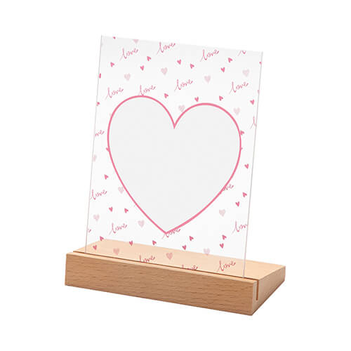 Skleněný rámeček pro sublimaci - 20 x 25 cm - Mom