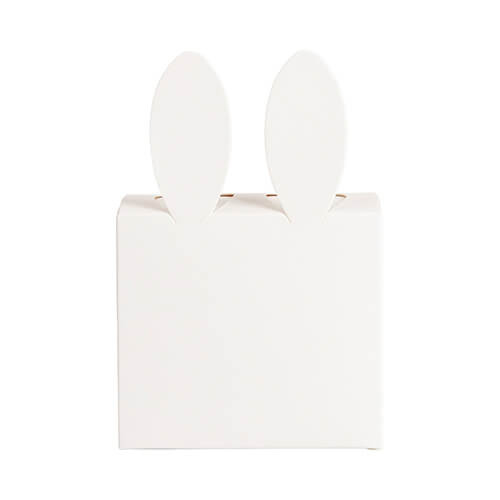 Ozdobný obal se zaječíma ušima pro sublimaci - 9 x 9 x 13 cm