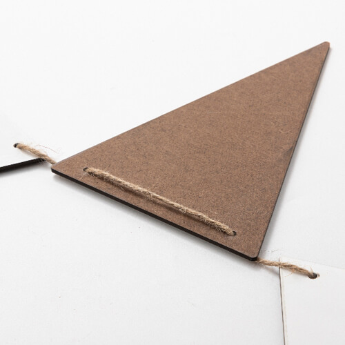 Nástěnná dekorace z MDF pro sublimaci - 8 trojúhelníků