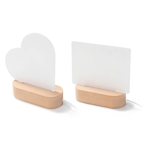 Podstavec LED lampy - oválný 14,5 cm - teplé světlo