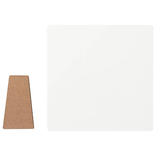 Čtvercový fotorámeček z MDF pro sublimaci - 15,2 x 15,2 cm