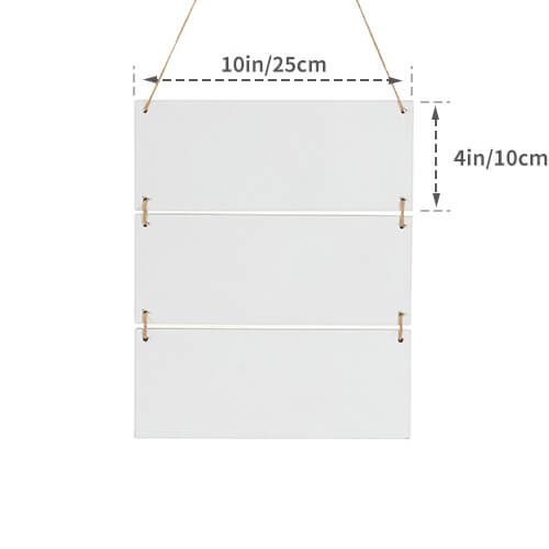 Tři závěsné rámy MDF pro sublimaci