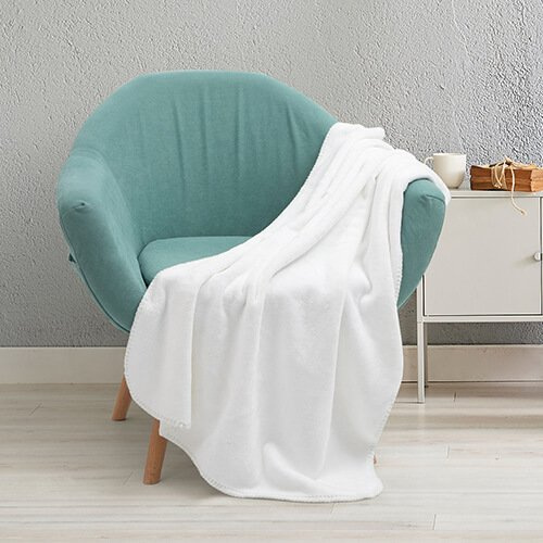 Minky deka pro sublimaci - stříbrné třpytky