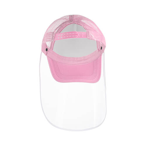 Sublimační čepice s kšiltem - růžová