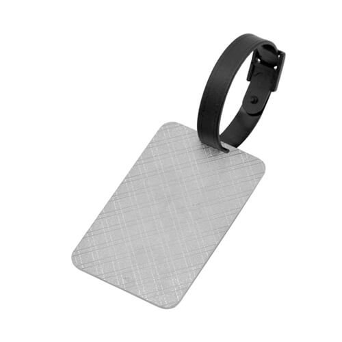 Visačka na zavazadla 5 x 8 cm, kovová, sublimační, termotransferová