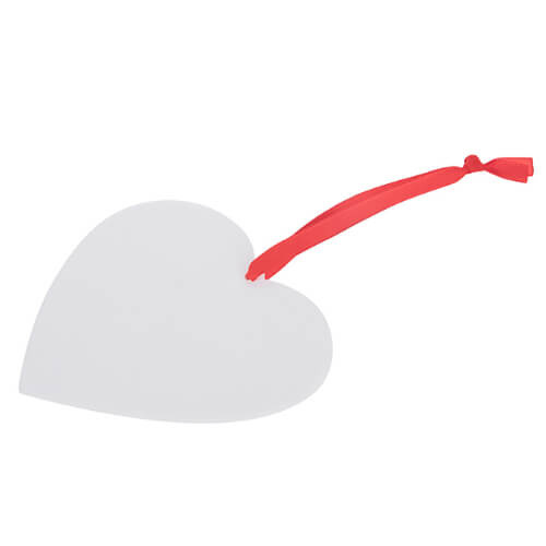 Plstěný přívěsek pro sublimaci - srdce