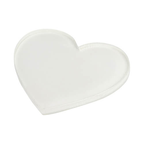 Akryl pro potah slámy pro sublimační tisk - srdce