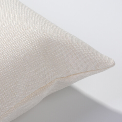 Lněný povlak na polštář 40 x 40 cm bez zipu pro sublimaci