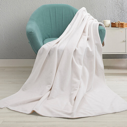 Deka z mikrovlákna a arktického rouna pro sublimaci - khaki barva