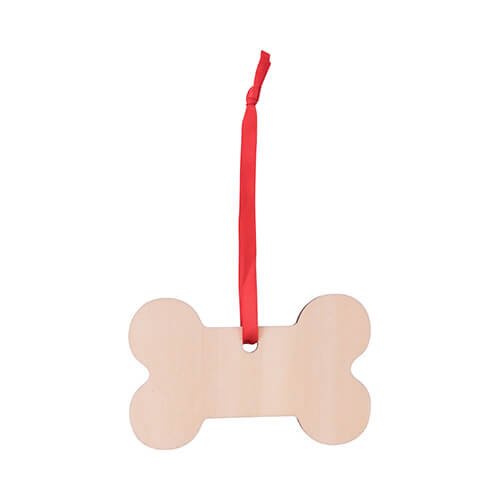 Dřevěná visačka na vánoční stromek pro sublimaci - kost