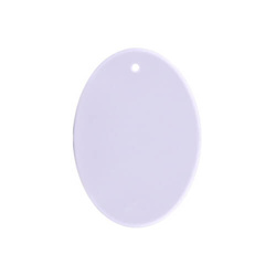 Plastový přívěsek oválný Sublimační termotransfer