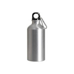 Turistická láhev stříbrná 400 ml Sublimační termotransferový tisk