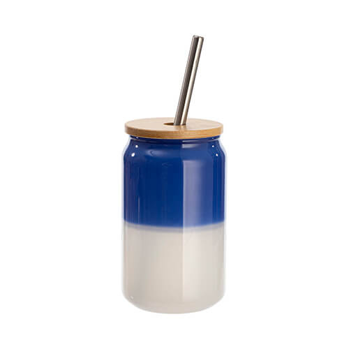 400 ml sklenice na přenos tepla pro sublimaci - modrá