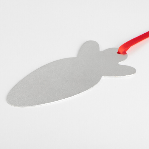 Sublimační hliníková visačka - mrkev