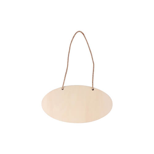 Rám - oválný překližkový závěs na dveře pro sublimaci