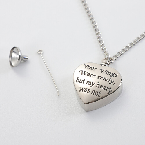 Náhrdelník ve tvaru srdce pro sublimaci