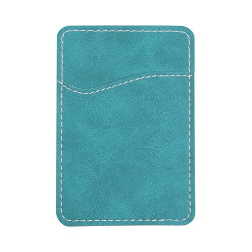 Kožené pouzdro na kreditní kartu pro smartphone pro sublimaci - zelené