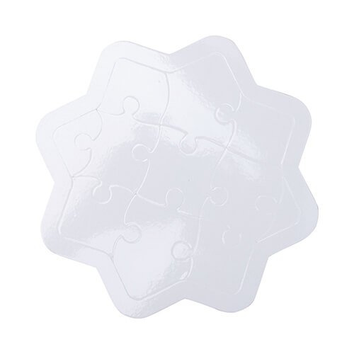 Puzzle ve tvaru osmiúhelníku - pro sublimaci