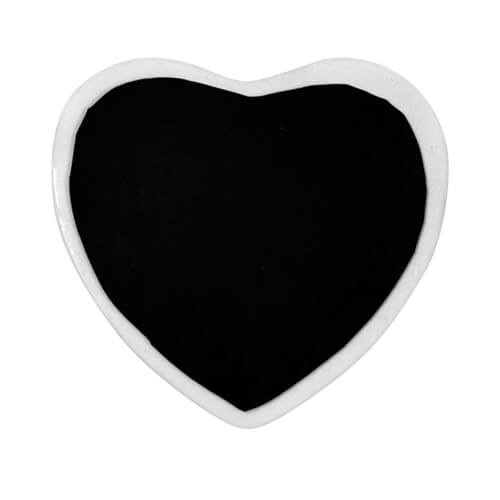 Keramický magnet srdce 6,8 x 6,5 cm sublimační termotransferový