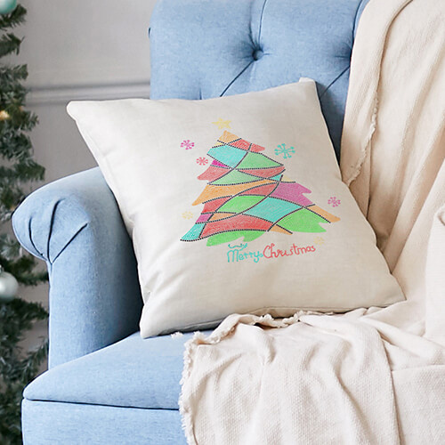 Velký arch se zirkony pro termotransfer - vánoční stromek