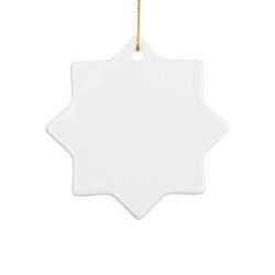 Keramický přívěsek pro sublimaci - osmiúhelník