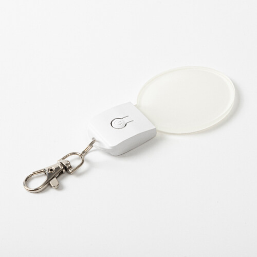 Svítící akrylový kroužek na klíče pro sublimaci - oválný