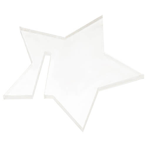 Akrylový závěs na sklo pro sublimaci - hvězda