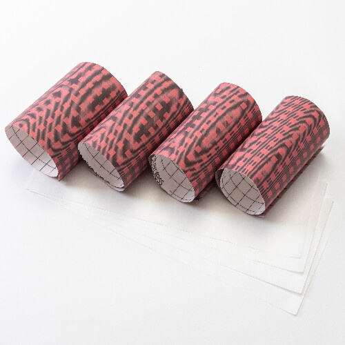 Xmas Plaid 2 přenosový arch 30,5 x 11,4 cm - 4 ks.