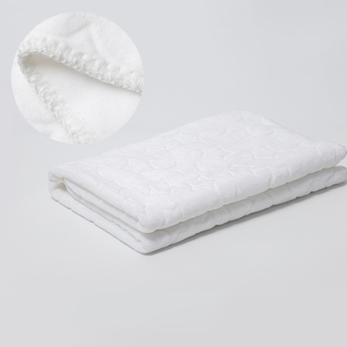 Minky deka s hvězdami pro sublimaci - bílá