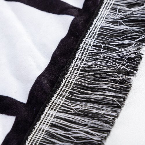 Plyšová deka 80 x 50 cm s fotopanely pro sublimaci - 9 panelů