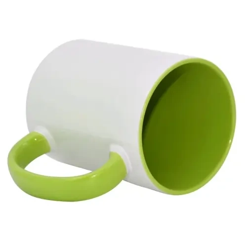 MAX hrnek 450 ml FUNNY světle zelený Sublimační termotransfer