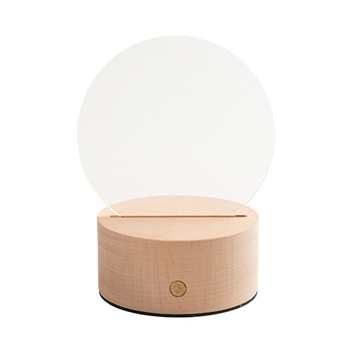 Akrylový rámeček se třpytkami pro sublimaci - kruh