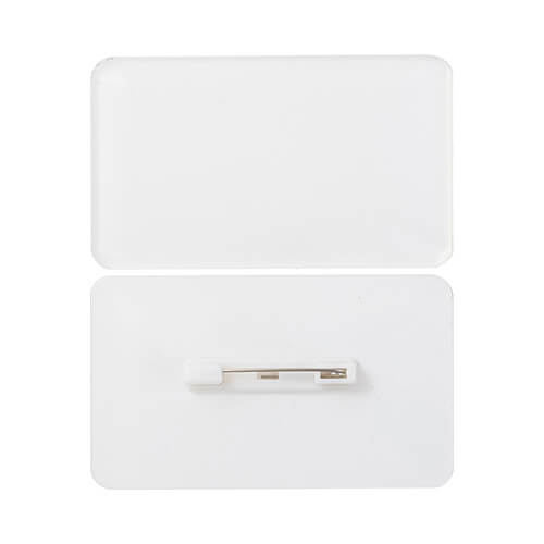 Akrylový odznak 7,6 x 4,5 cm pro sublimaci