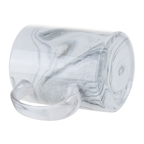 330 ml hrnek pro sublimaci - šedý mramor