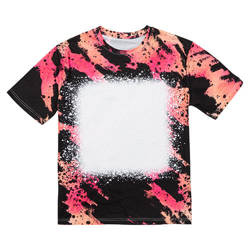 Tričko Cotton-Like Bělený Leopard Wild Black pro sublimaci