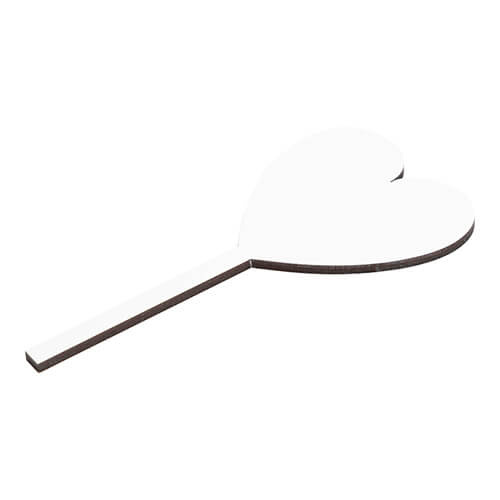 Informační cedule z dřevovláknitých desek pro sublimaci - srdce