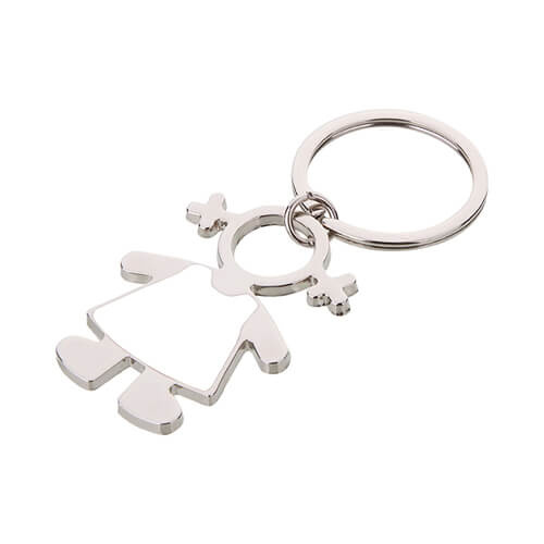 Přívěsek na klíče "Girl" pro sublimaci